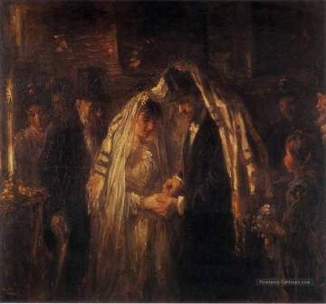 Un mariage juif 1903 juif Peinture à l'huile
